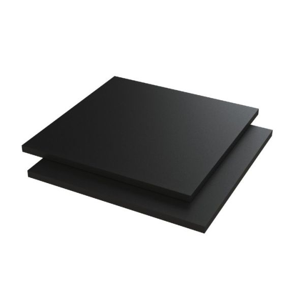 POM-C Platte schwarz 40 mm