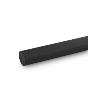PA 6 G Vollstab schwarz Ø 100mm x 1000mm